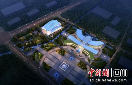 海绵型文化体育中心。乐至县委宣传部 供图 海绵型文化体育中心。乐至县委宣传部 供图