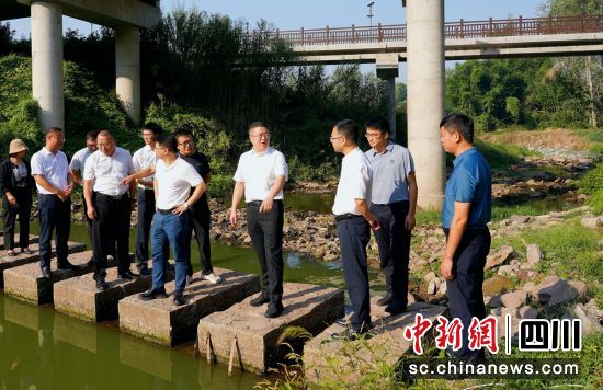 调研督导现场。富顺融媒 供图 调研督导现场。富顺融媒 供图