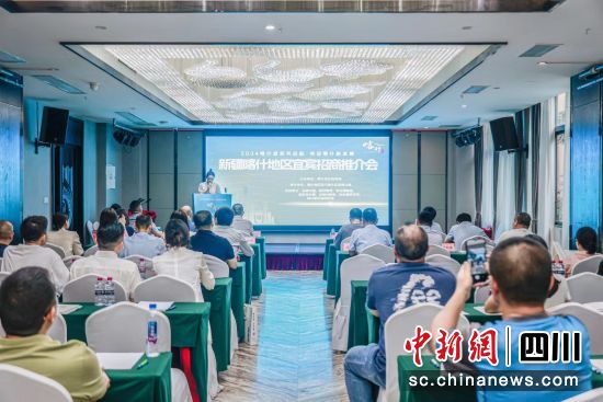 推介会现场。喀什地区驻川渝招商分局 供图 推介会现场。喀什地区驻川渝招商分局 供图
