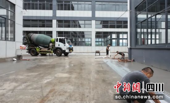 施工现场。雨城融媒 供图 施工现场。雨城融媒 供图