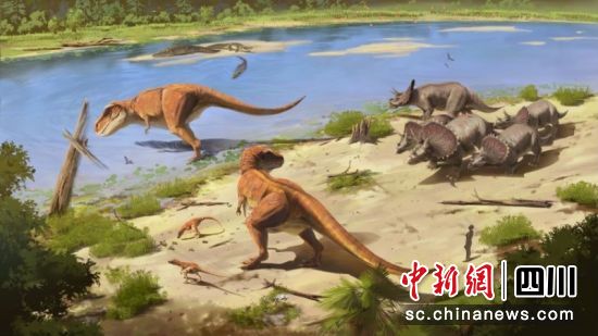 《生命的纪元》一画景。吴平华 摄 《生命的纪元》一画景。吴平华 摄