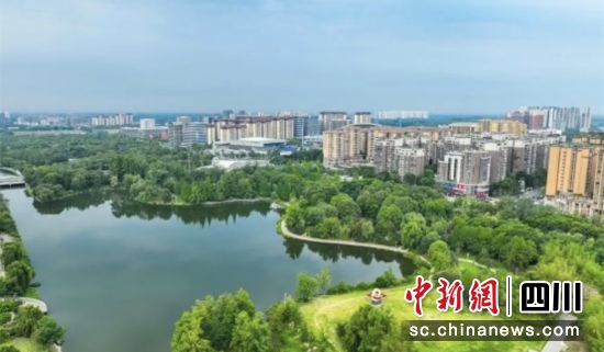 成都市双流区河流美丽画卷。成都市双流区水务局供图 成都市双流区河流美丽画卷。成都市双流区水务局供图