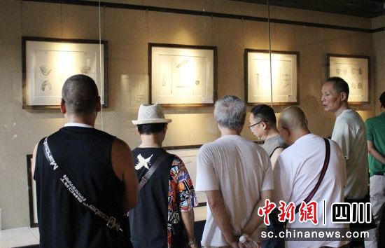 展出现场。沿滩融媒 供图 展出现场。沿滩融媒 供图