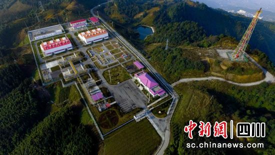 鸟瞰相国寺储气库。李尹建 摄 鸟瞰相国寺储气库。李尹建 摄