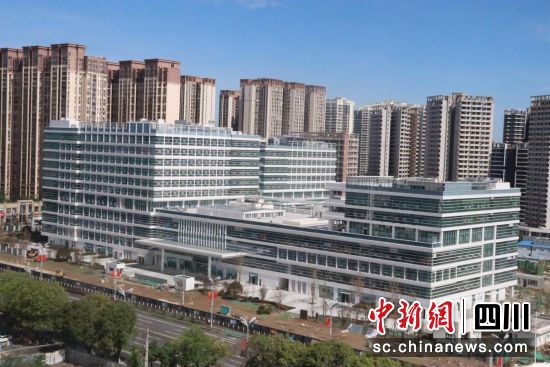 绵阳三江医院(一期)项目。中建三局供图 绵阳三江医院(一期)项目。中建三局供图