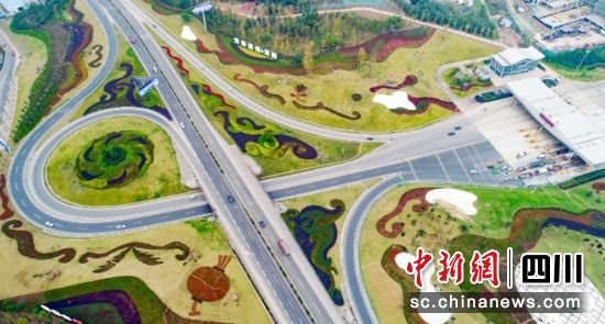 简阳市加快完善立体综合交通网络。曹礼芹 摄 简阳市加快完善立体综合交通网络。曹礼芹 摄