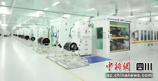 项目生产现场。成都东部新区 供图 项目生产现场。成都东部新区 供图