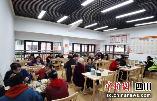旭阳镇附东街老年助餐点。荣县民政 供图 旭阳镇附东街老年助餐点。荣县民政 供图