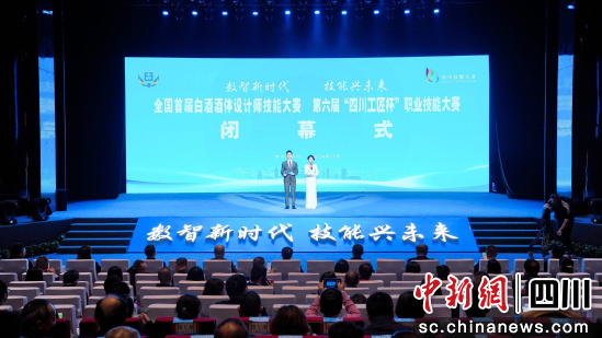 闭幕式现场。泸州市人社局供图 闭幕式现场。泸州市人社局供图