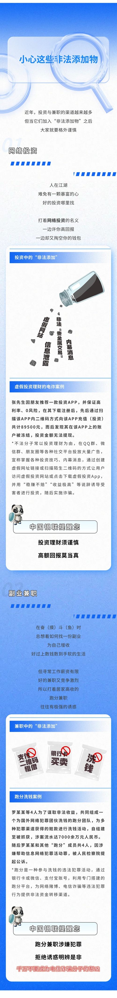 遇到这些“非法添加物”,一定要格外小心哦。中国银联 供图 遇到这些“非法添加物”,一定要格外小心哦。中国银联 供图