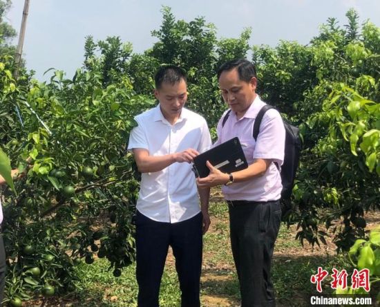 农行工作人员上门对接金融需求。中国农业银行眉山分行 供图 农行工作人员上门对接金融需求。中国农业银行眉山分行 供图