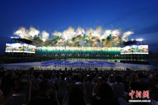 2025年8月7日,第12届世界运动会开幕式在四川成都举行。 记者 田雨昊 摄 2025年8月7日,第12届世界运动会开幕式在四川成都举行。 记者 田雨昊 摄